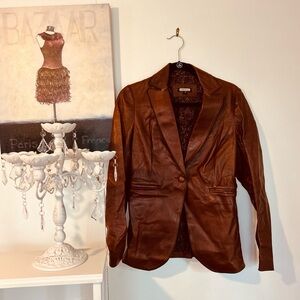 ROSEA NICHOLS Woman Leather Jacket